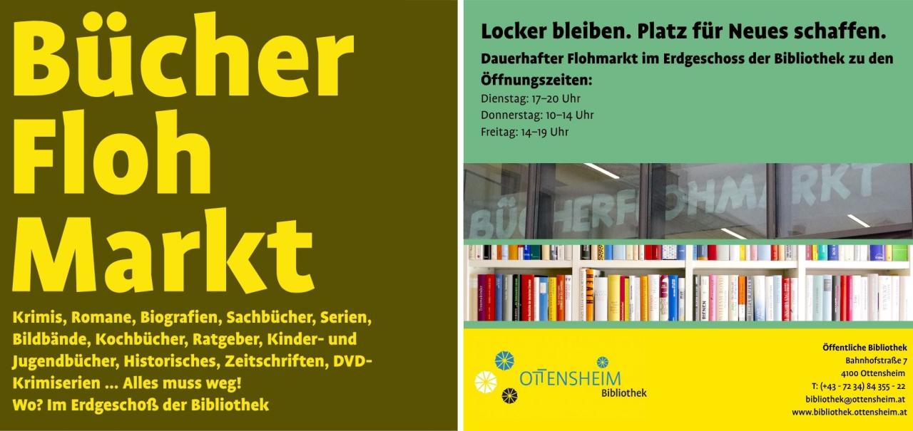 Dauerhafter Bücherflohmarkt in Ottensheim
