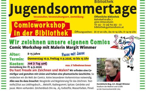 Comicworkshop in der Bibliothek
